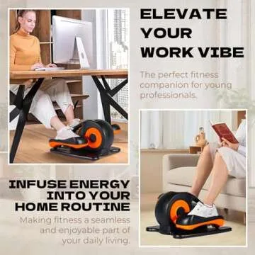 PROHIKER Under Desk Elliptical for Home Office Fitness