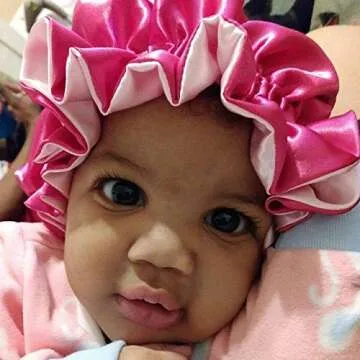 Reversible Silk Sleep Hair Bonnet for Newborns AKISS