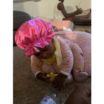 Reversible Silk Sleep Hair Bonnet for Newborns AKISS