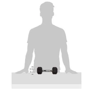 CAP Barbell Coated Hex Dumbbell Weights, Single