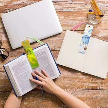 20 Customizable Sublimation Blank Bookmarks with Tassels