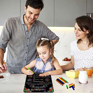 Reusable Double-Sided First Day of School Chalkboard Sign