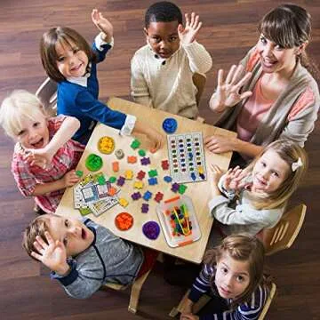 Educational Rainbow Bear Learning Toy Set for Kids