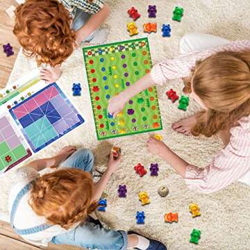 Educational Rainbow Bear Learning Toy Set for Kids