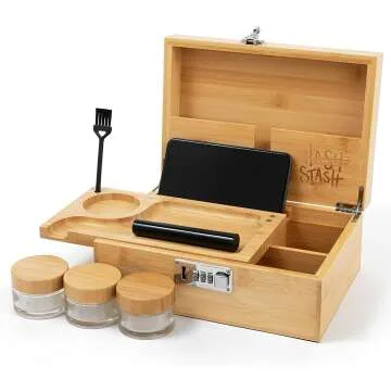 HASHSTASH Stash Box Gift Set with Combo Lock