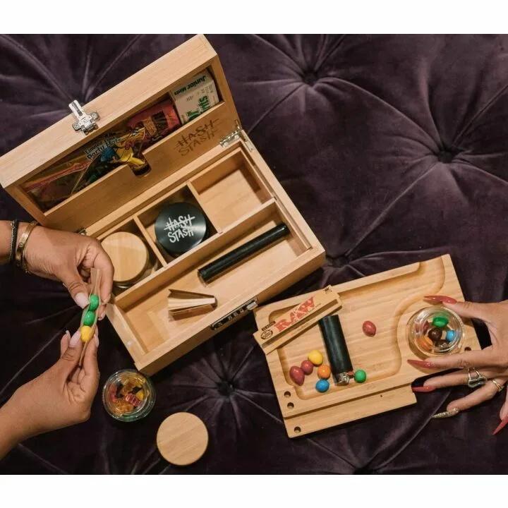 HASHSTASH Stash Box Gift Set with Combo Lock