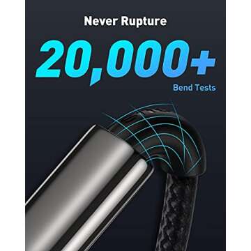 Baseus 100W USB C Cable – Fast Charging & Durable