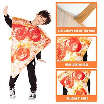 ReneeCho Kid's Pizza Slice Halloween Costume, One Size