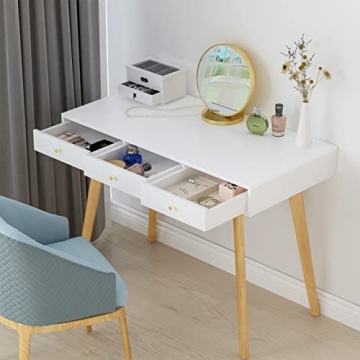 Vitahomy Modern Computer Vanity Desk for Home Office