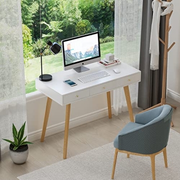 Vitahomy Modern Computer Vanity Desk for Home Office