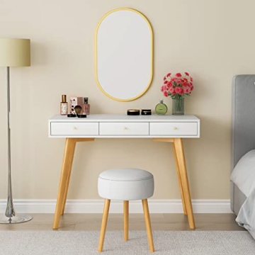 Vitahomy Modern Computer Vanity Desk for Home Office
