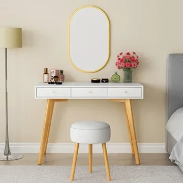 Vitahomy Modern Computer Vanity Desk for Home Office