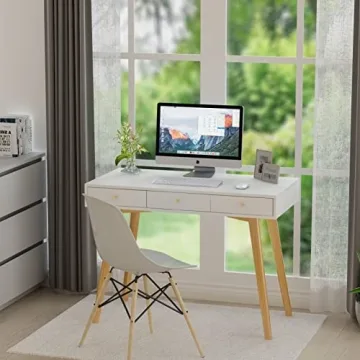 Vitahomy Modern Computer Vanity Desk for Home Office