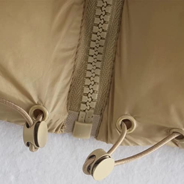 KEOMUD Women's Sleeveless Crop Puffer Vest for Winter