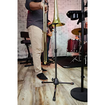 Gator Frameworks Tripod Stand for Trombones - Adjustable & Safe