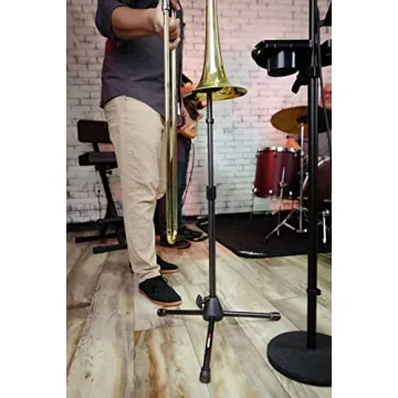Gator Frameworks Tripod Stand for Trombones - Adjustable & Safe