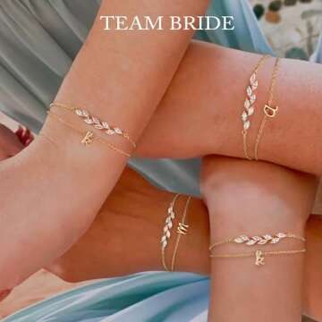 Stylish Turandoss Gold Initial Bracelets for Every Woman