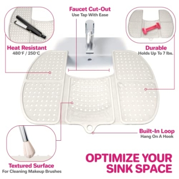 Sink Topper for Extra Space & Storage - Portable & Heat Resistant