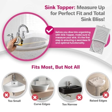 Sink Topper for Extra Space & Storage - Portable & Heat Resistant