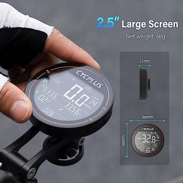 CYCPLUS GPS Bike Computer Mini Speedometer & Odometer