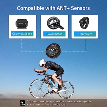 CYCPLUS GPS Bike Computer Mini Speedometer & Odometer