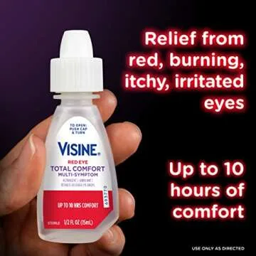 Relieve Red & Dry Eyes with Visine Eye Drops