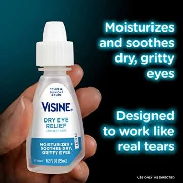 Relieve Red & Dry Eyes with Visine Eye Drops