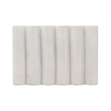 Contemporary Marble Soap Dish for Elegant Bathrooms