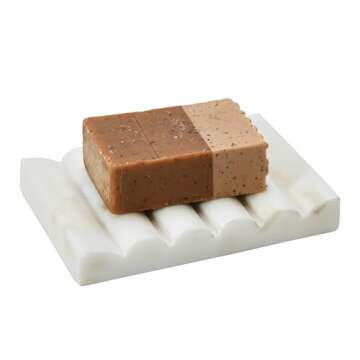 Contemporary Marble Soap Dish for Elegant Bathrooms