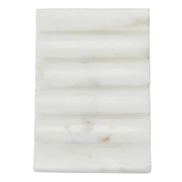 Contemporary Marble Soap Dish for Elegant Bathrooms