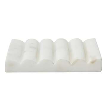 Contemporary Marble Soap Dish for Elegant Bathrooms