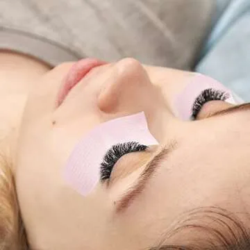 JASSINS 6 Rolls Eyelash Tape, Adhesive Fabric Eyelash Tapes, Adhesive Breathable Micropore Fabric Tape for Eyelash Extension Supply,9 m/10 Yard Each Roll (P.E-Pink)