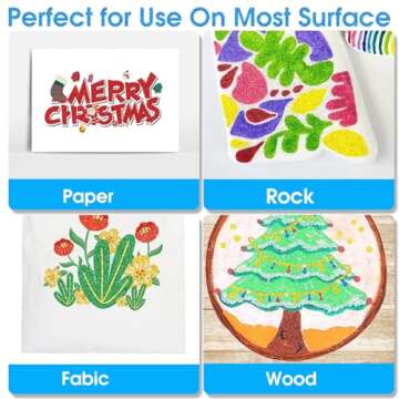 Celepen Glitter Marker Pens, 36 Colors Metallic Shimmer Glitter Markers Paint Pens, Glitter Art Marker for Kids Adults DIY Crafts Greeting Birthday Cards Making Poster Album Scrapbooking Wood