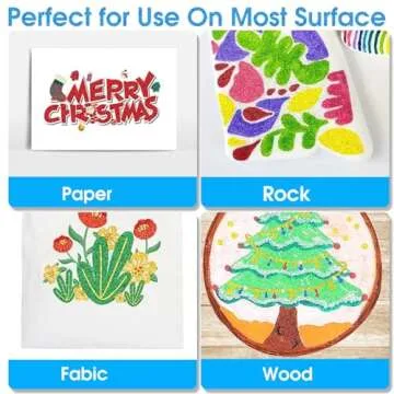 Celepen Glitter Marker Pens, 36 Colors Metallic Shimmer Glitter Markers Paint Pens, Glitter Art Marker for Kids Adults DIY Crafts Greeting Birthday Cards Making Poster Album Scrapbooking Wood