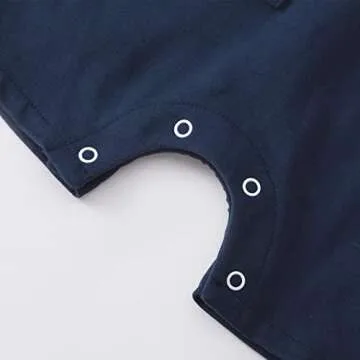Baby Boys Nautical Romper - Pureborn Summer Outfit