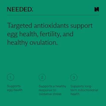 Needed Egg Quality Support - Premium Fertility Antioxidant