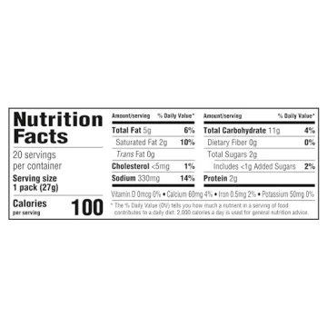 Handi-Snacks RITZ Crackers 'N Cheesy Dip Snack Packs, 20 Snack Packs