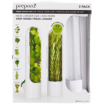 Prepara Herb Savor Pod 2.0 Set of 3 for Fresh Herbs