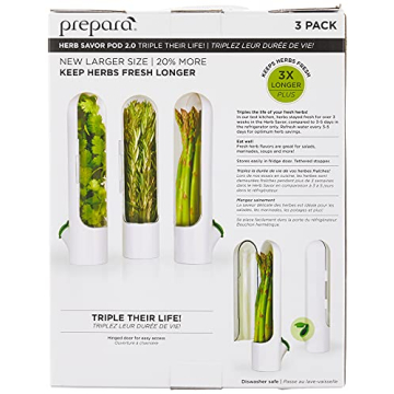 Prepara Herb Savor Pod 2.0 Set of 3 for Fresh Herbs