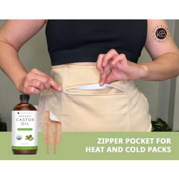 Kate Blanc Castor Oil Pack for Detox & Hydration