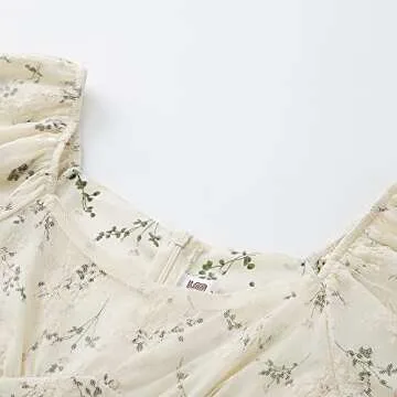 Elegant Vintage Lace Cottagecore Dress for Special Occasions