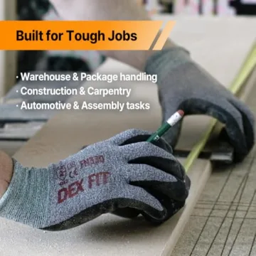 Buy Durable DEX FIT Nitrile Work Gloves FN330 Now!