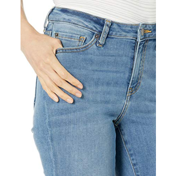 Amazon Essentials Women's Mid-Rise Skinny Jean, Light Blue, 0