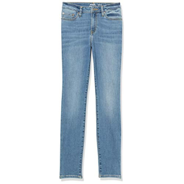 Amazon Essentials Women's Mid-Rise Skinny Jean, Light Blue, 0