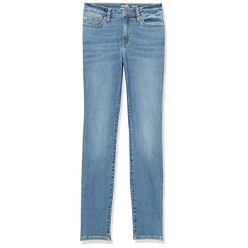 Amazon Essentials Women's Mid-Rise Skinny Jean, Light Blue, 0