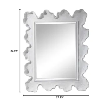 Elegant 34.25 Inch Coastal Mirror for Modern Homes
