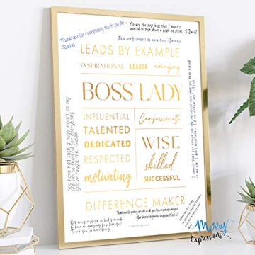 Lady Boss Desk & Wall Art - Perfect Gift for Her