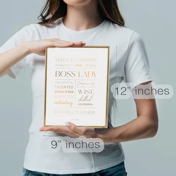 Lady Boss Desk & Wall Art - Perfect Gift for Her