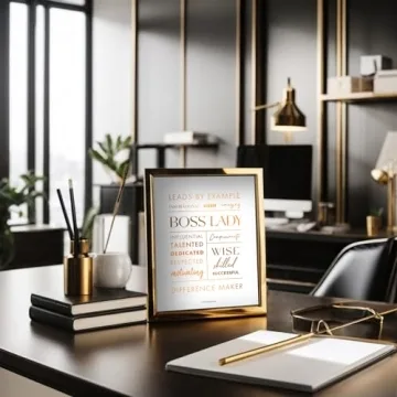 Lady Boss Desk & Wall Art - Perfect Gift for Her