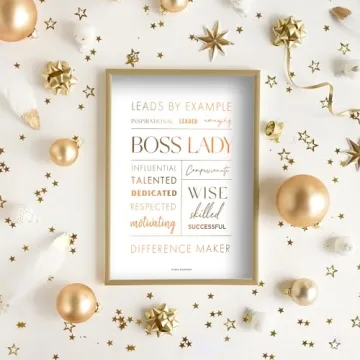 Lady Boss Desk & Wall Art - Perfect Gift for Her